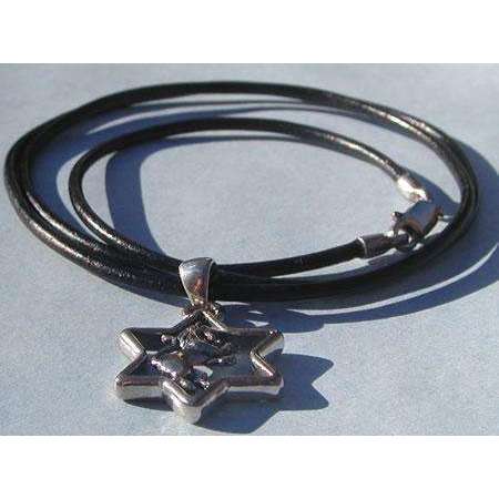 Michael Bromberg Lion of Judah in Star of David on Leather、mySite、topwebapps