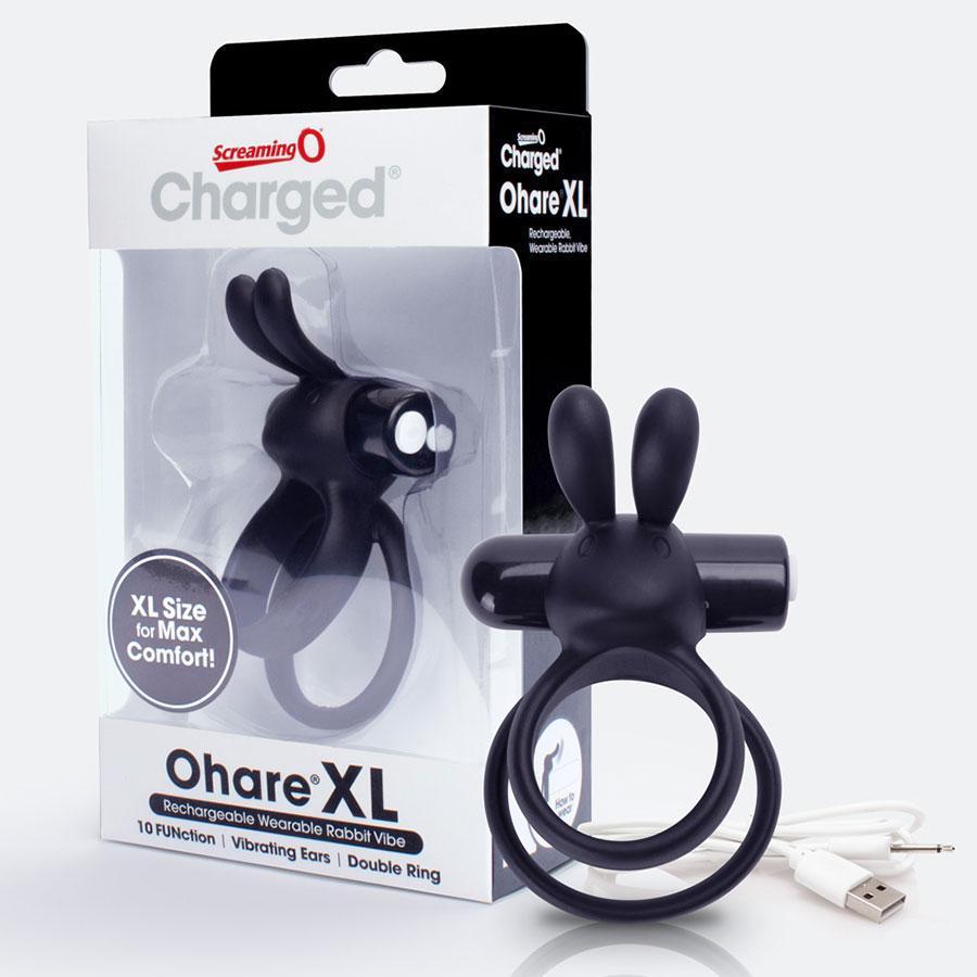 Ohare XL Rechargeable Vibrating Rabbit Cock Ring & Couples Vibrator by Screaming O、mySite、bottomscart