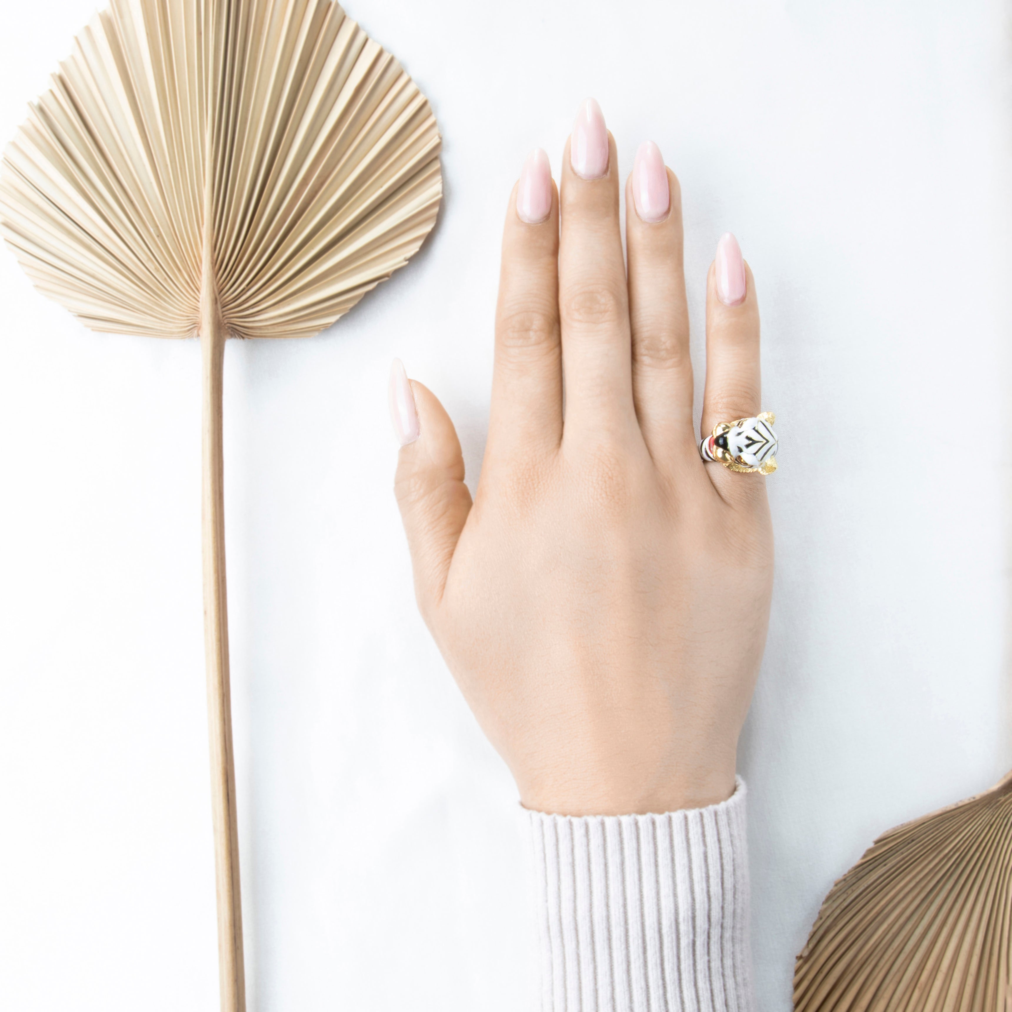 Vintage Heavy 18k Yellow Gold Enamel Fabulous Figural Tiger Ring 5.00、mySite、hinf8tx79