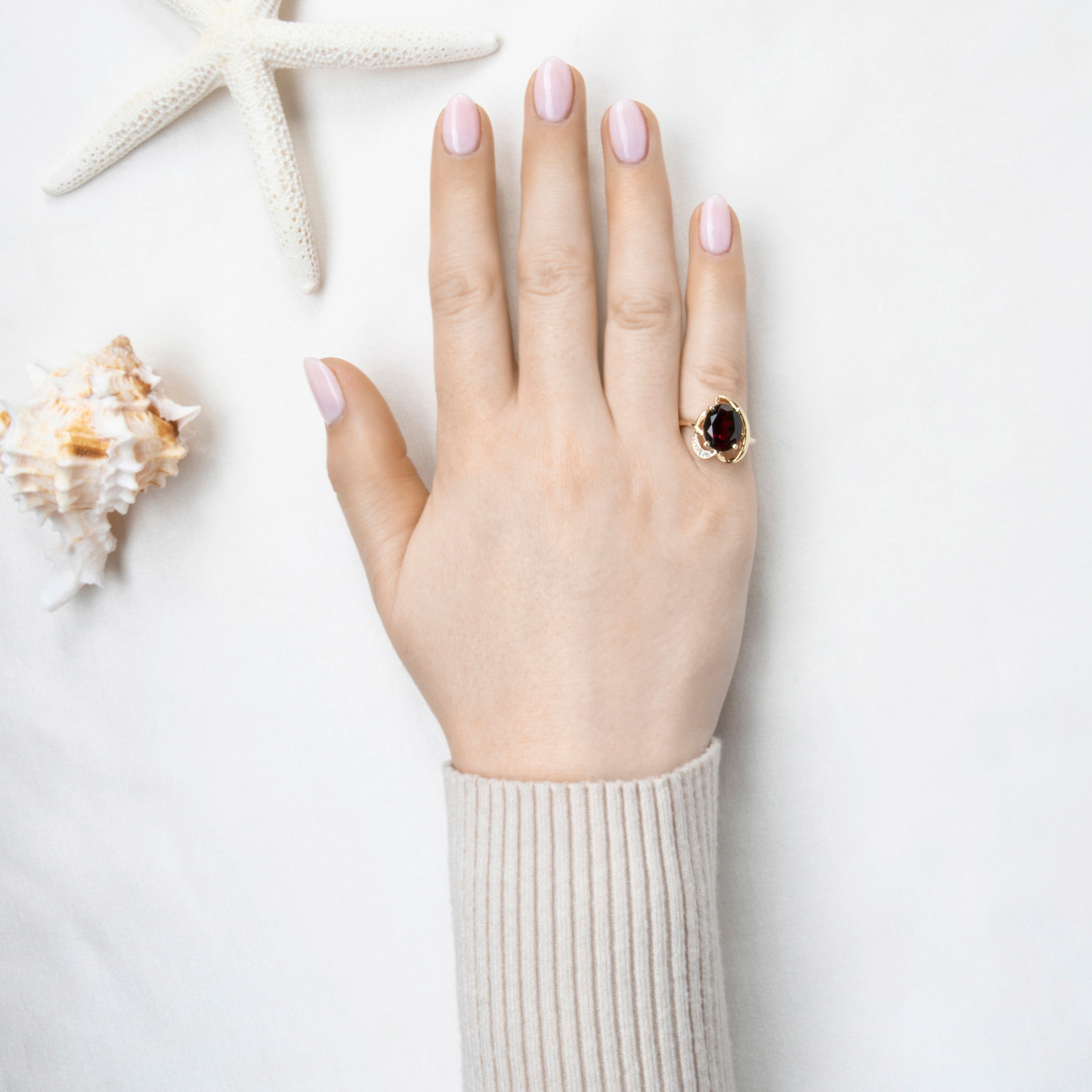 Vintage 10k Yellow Gold 4ct Garnet Diamond Crimson Heart Ring 6.75、mySite、hinf8tx79