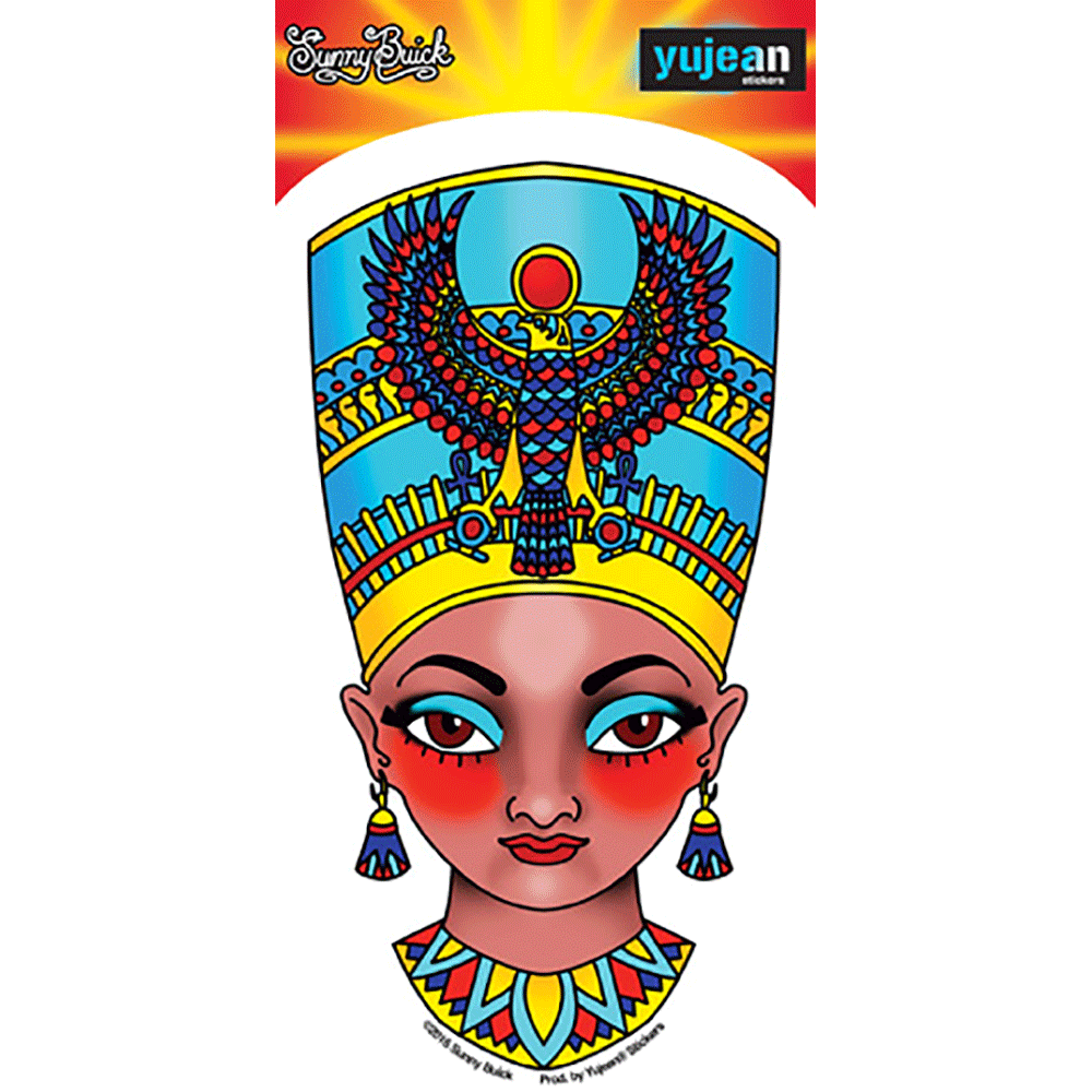  Nefertiti Vinyl Sticker Decal、mySite、ghnorth