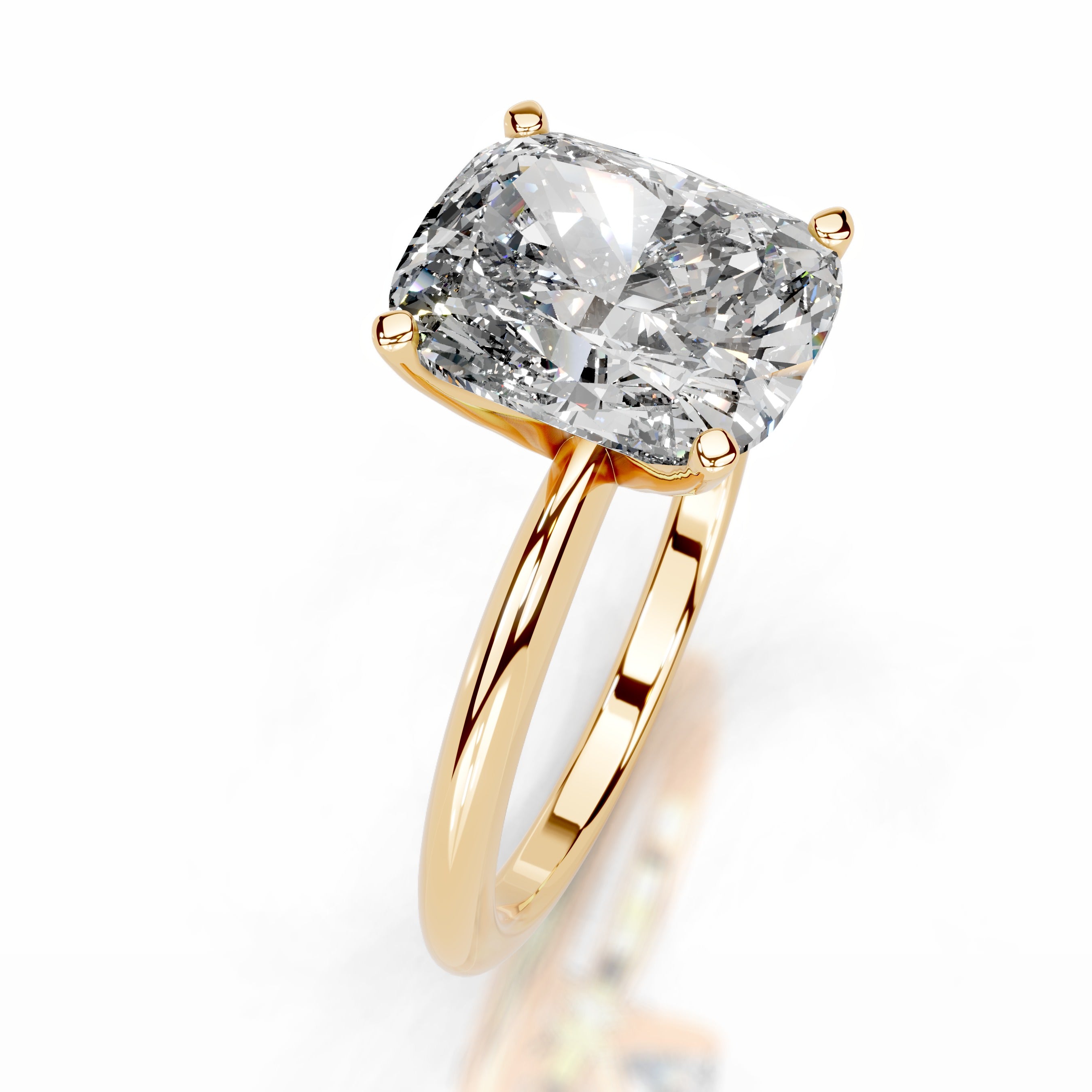 Jael Lab Grown Diamond Ring - 18K Yellow Gold、mySite、hinf8tx79