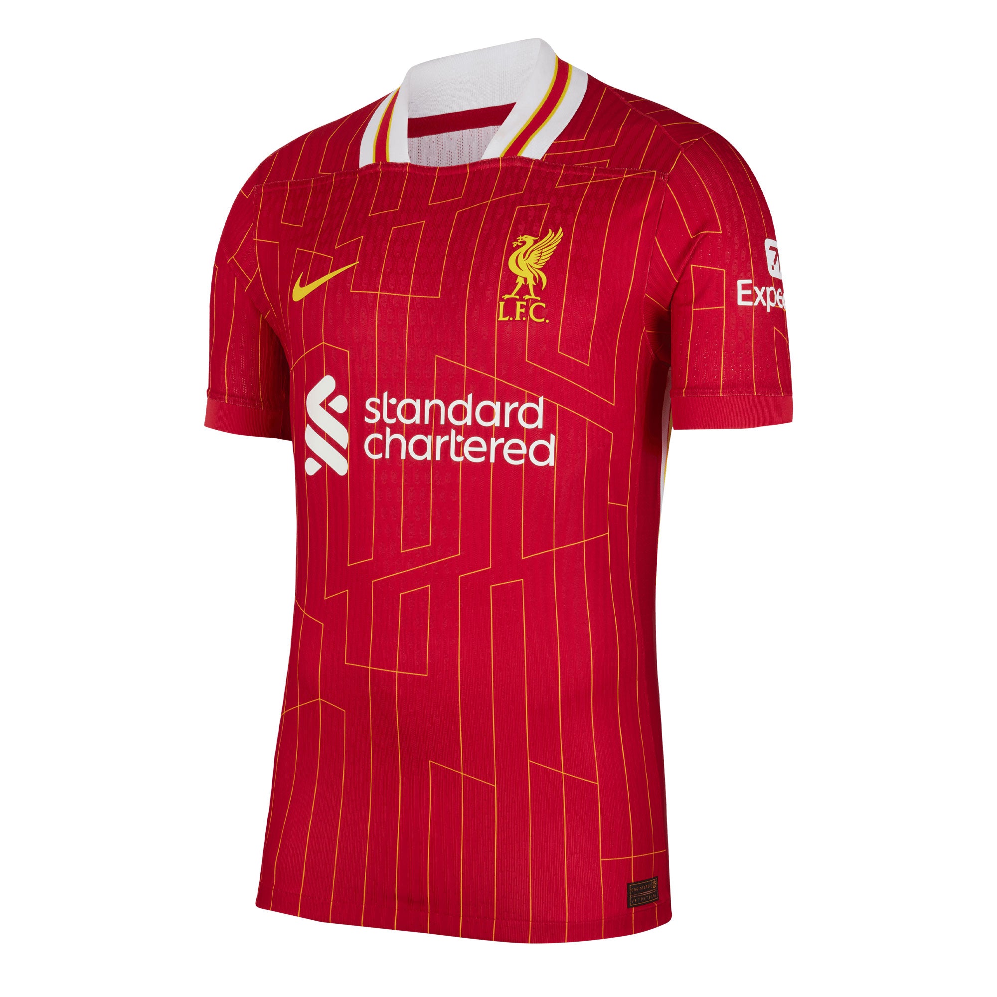 Nike Men's Liverpool 2024/25 Dri-FIT ADV Home Jersey Red/Yellow/White、mySite、bottomscart