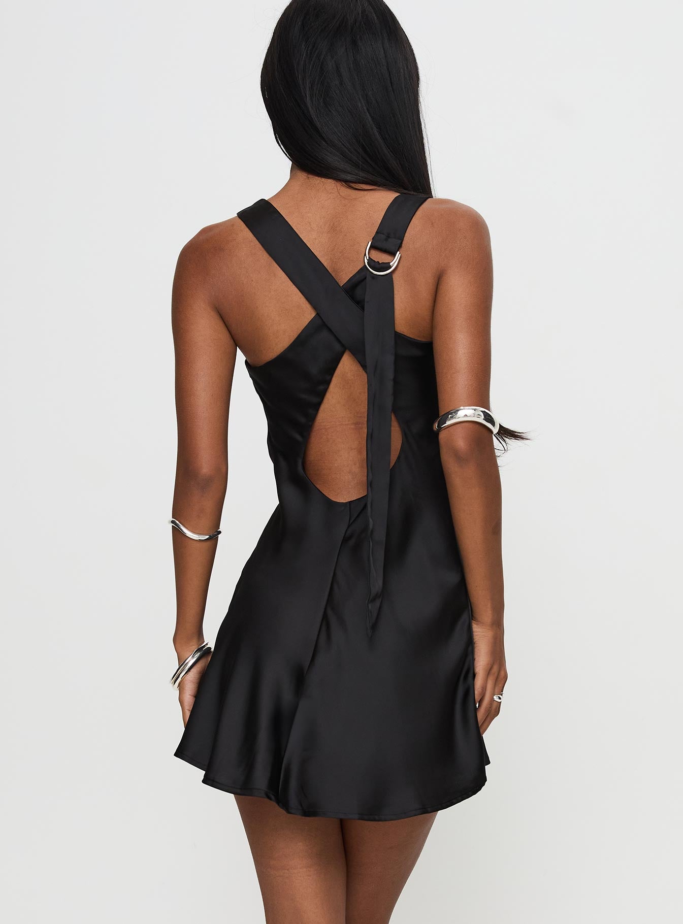 Sama Mini Dress Black、mySite、solidvoid