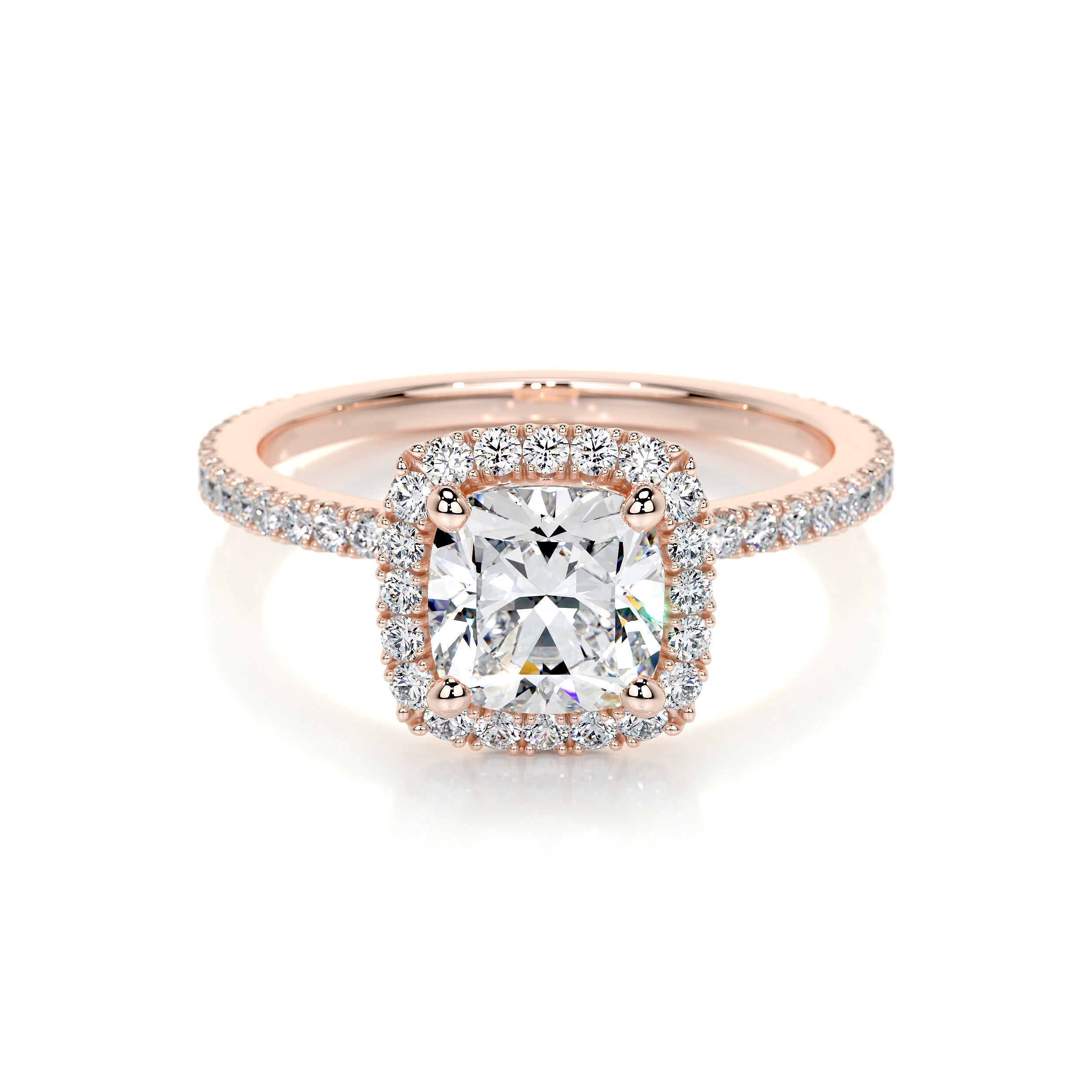 Madison Lab Grown Diamond Ring -14K Rose Gold、mySite、hinf8tx79