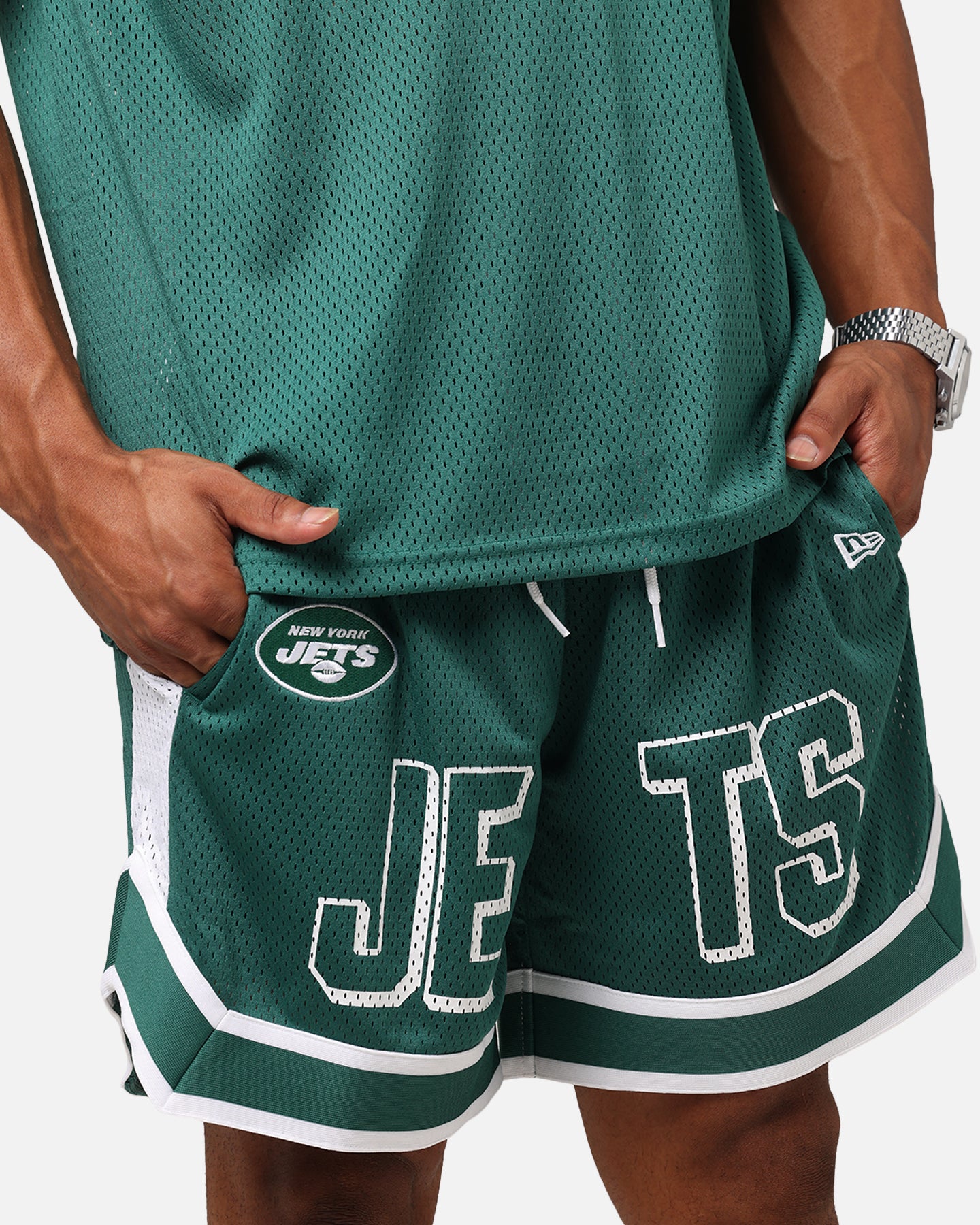 New Era New York Jets NFL Graphic Shorts Emerald Green、mySite、zt4zffjzw