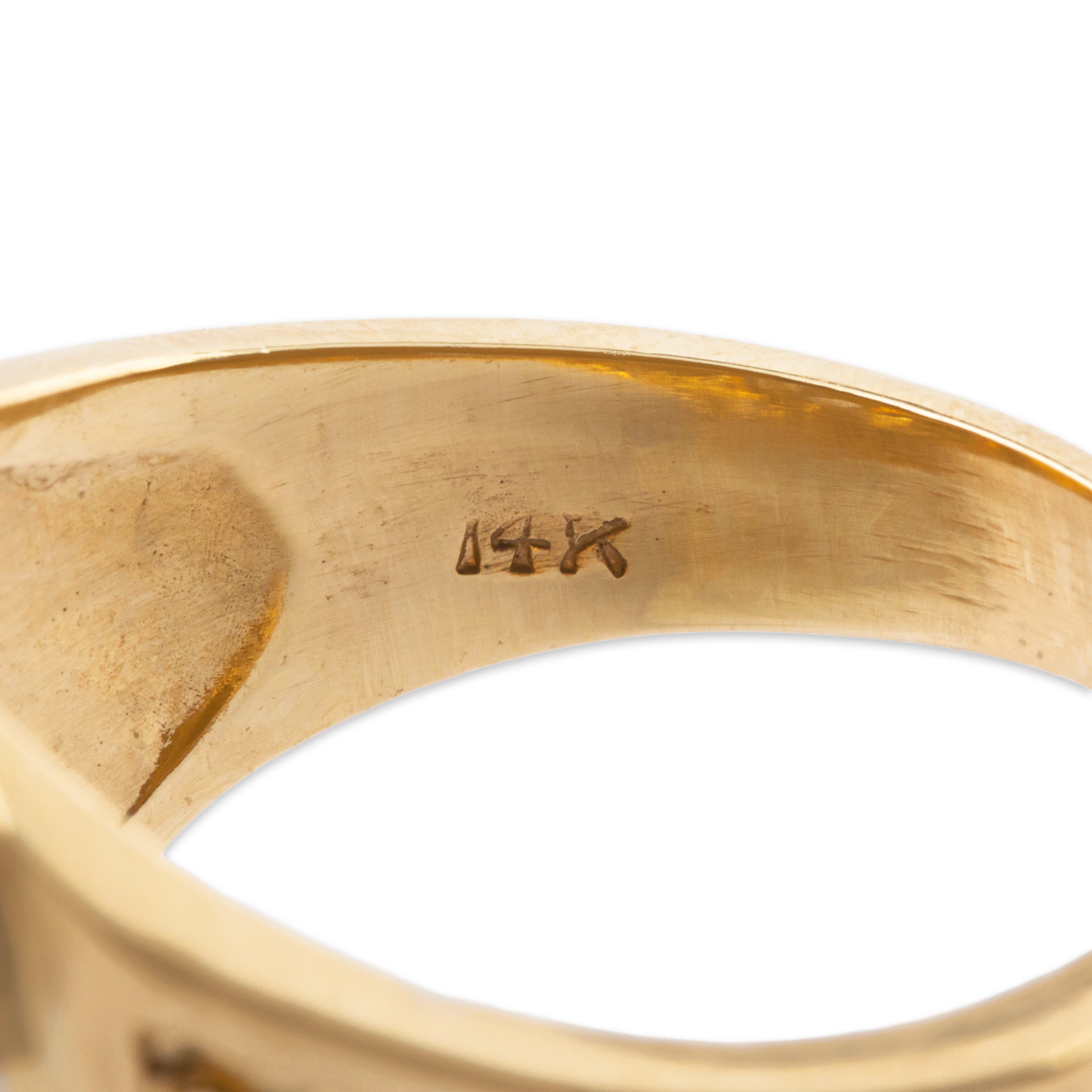 Vintage Large 14k Yellow Gold .49cttw Diamond Wonderful Figural Horse Ring 8.25、mySite、hinf8tx79