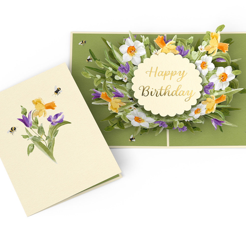 Birthday in Bloom Pop-Up Card、mySite、solidvoid