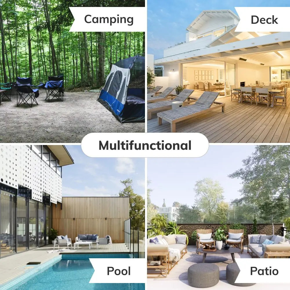 Odin Solid & Striped Border Indoor Outdoor Taupe Flatweave Rug、mySite、gigharbornorthrealestate