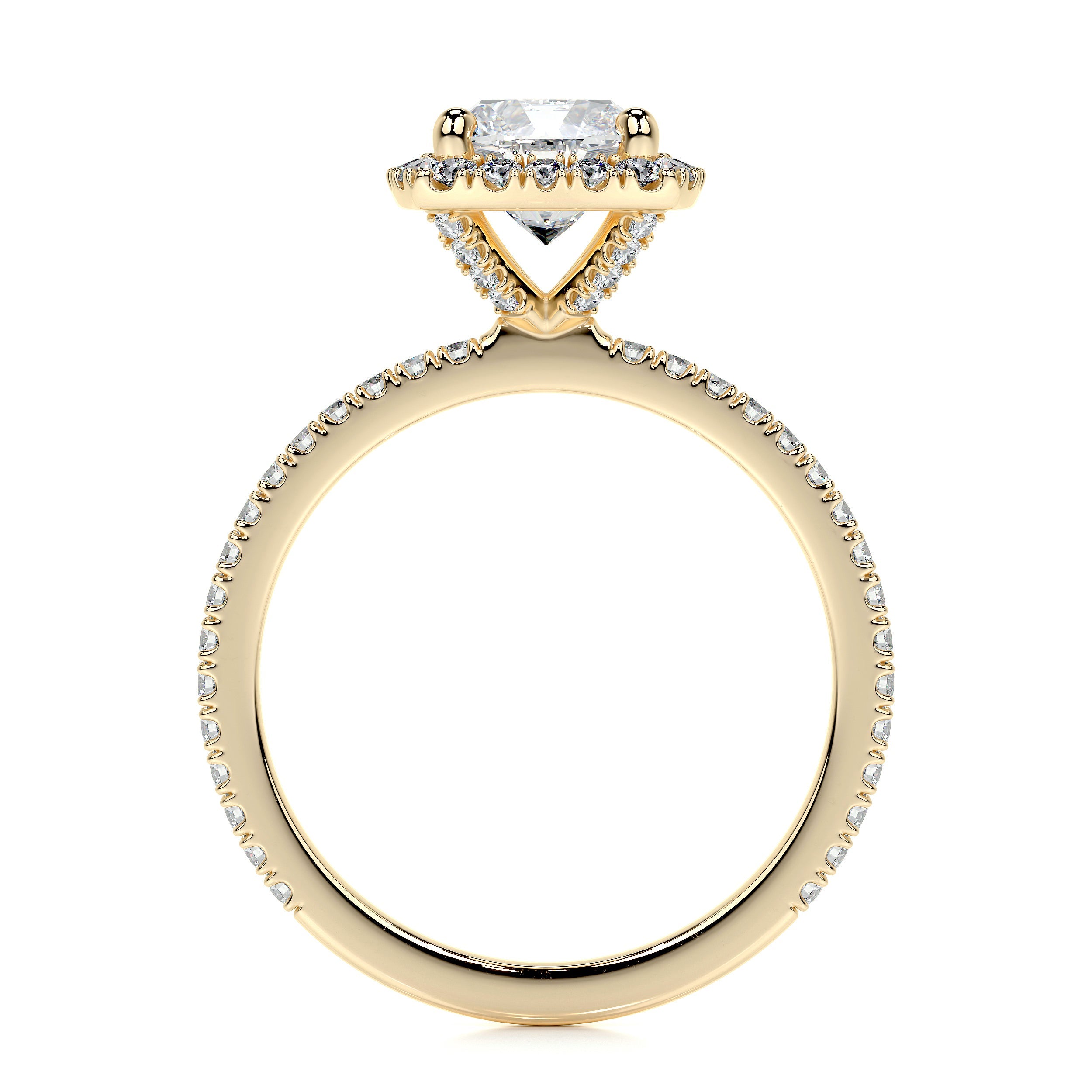 Madison Lab Grown Diamond Ring -18K Yellow Gold、mySite、hinf8tx79