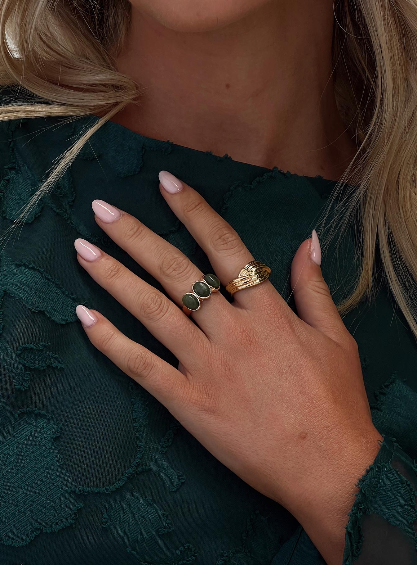 Everlong Ring Set Gold、mySite、solidvoid