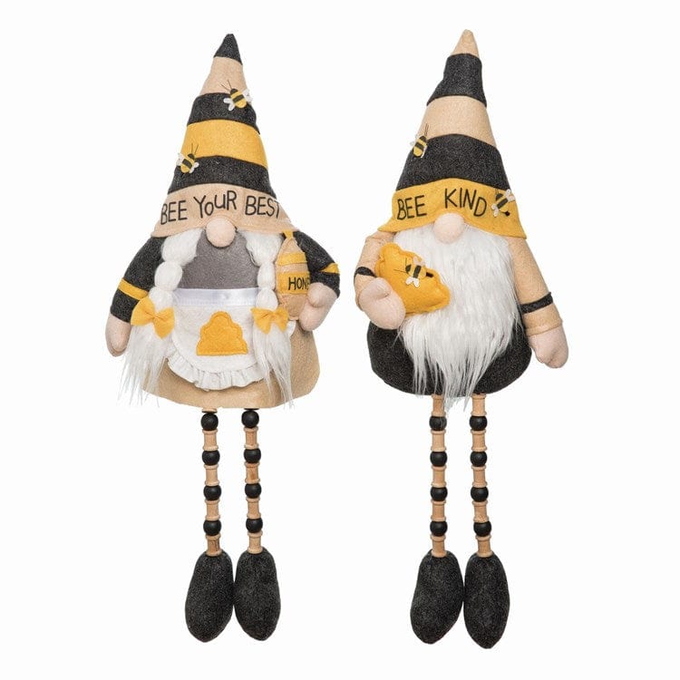 Gnome Honey Bee Shelf Sitters Plush Bee Yourself, Bee Kind、mySite、g9winljtr