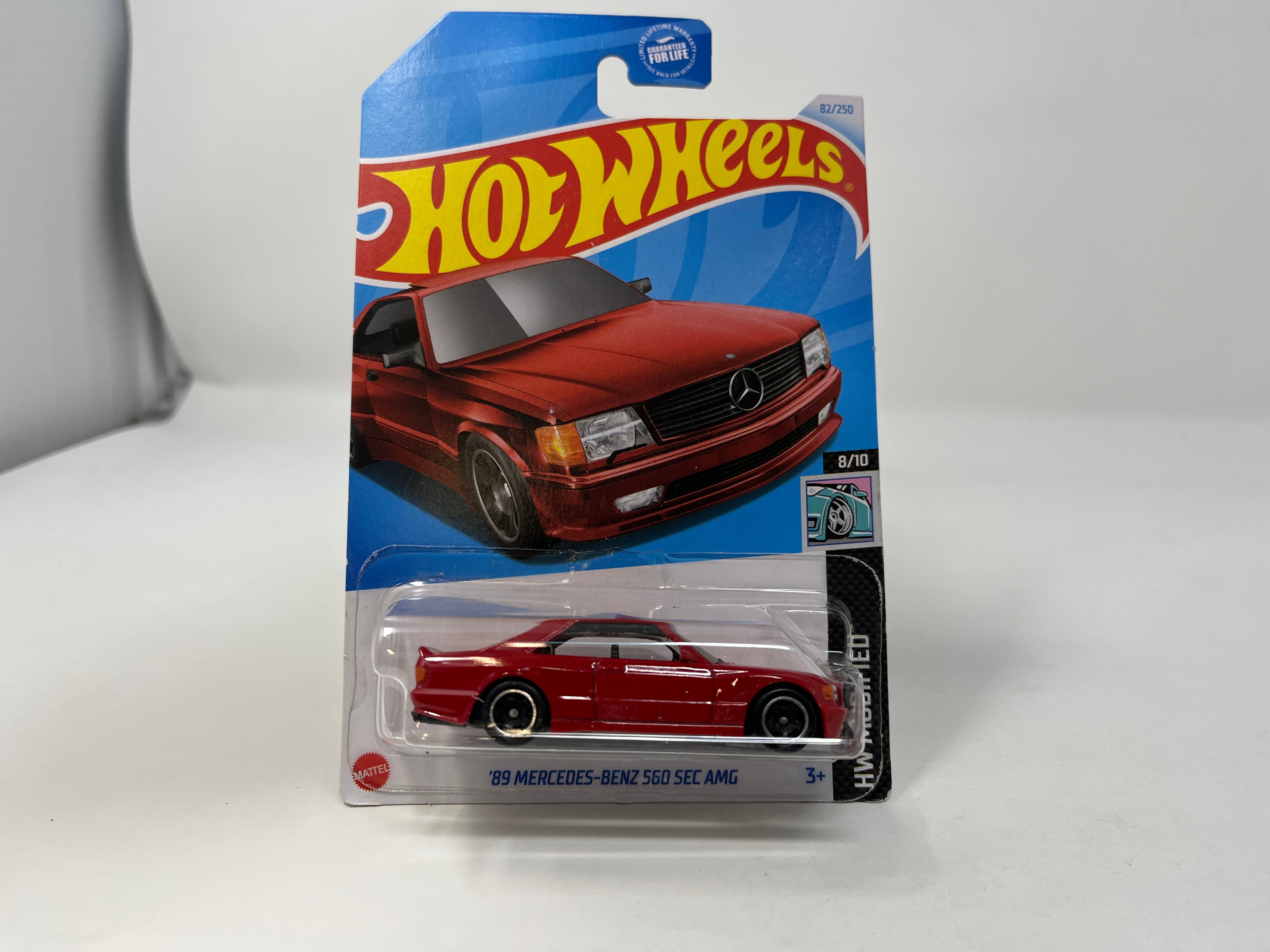 '89 Mercedes-Benz 560 SEC AMG #82 * RED * 2024 Hot Wheels Basic、mySite、hgirdovlk