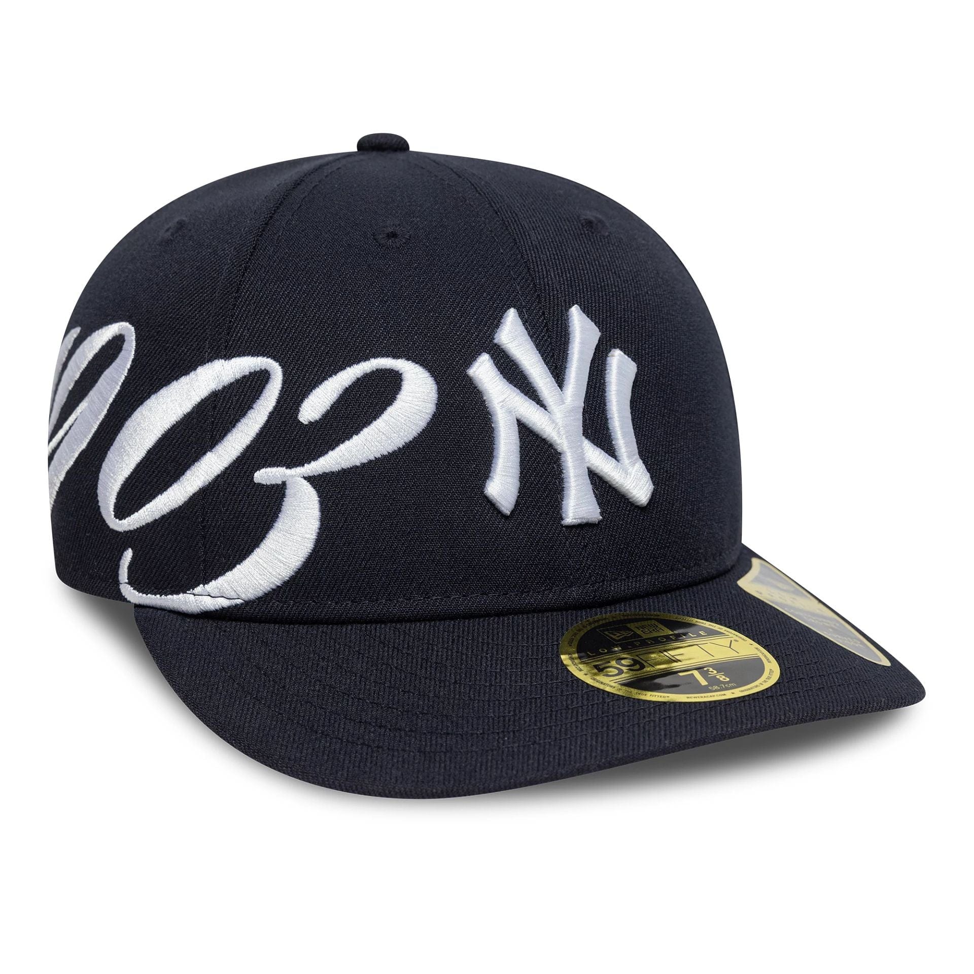 New York Yankees MLB Est. Navy Low Profile 59FIFTY Fitted Cap、mySite、vikingsvslions