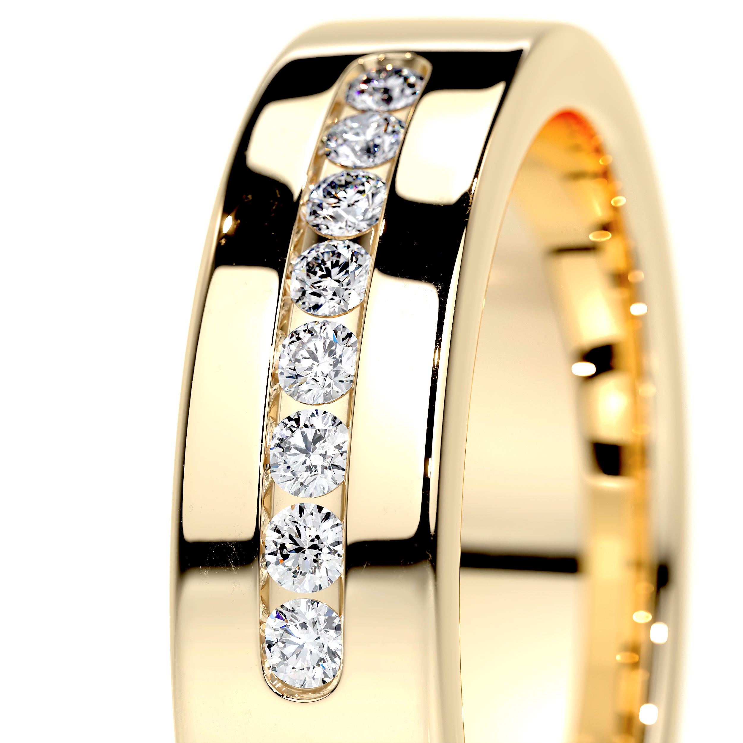 Nicky Wedding Band (0.20 Carat) -18K Yellow Gold、mySite、hinf8tx79