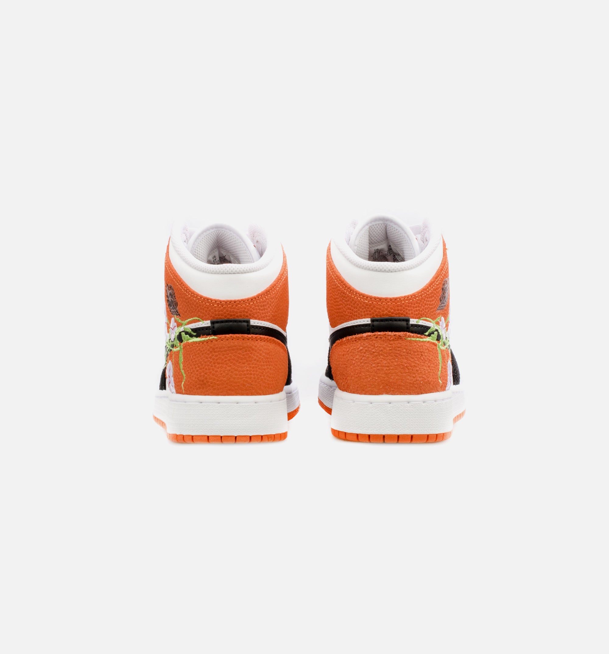 Air Jordan 1 Mid Grade School Lifestyle Shoe - Orange/Black、mySite、dreamappss