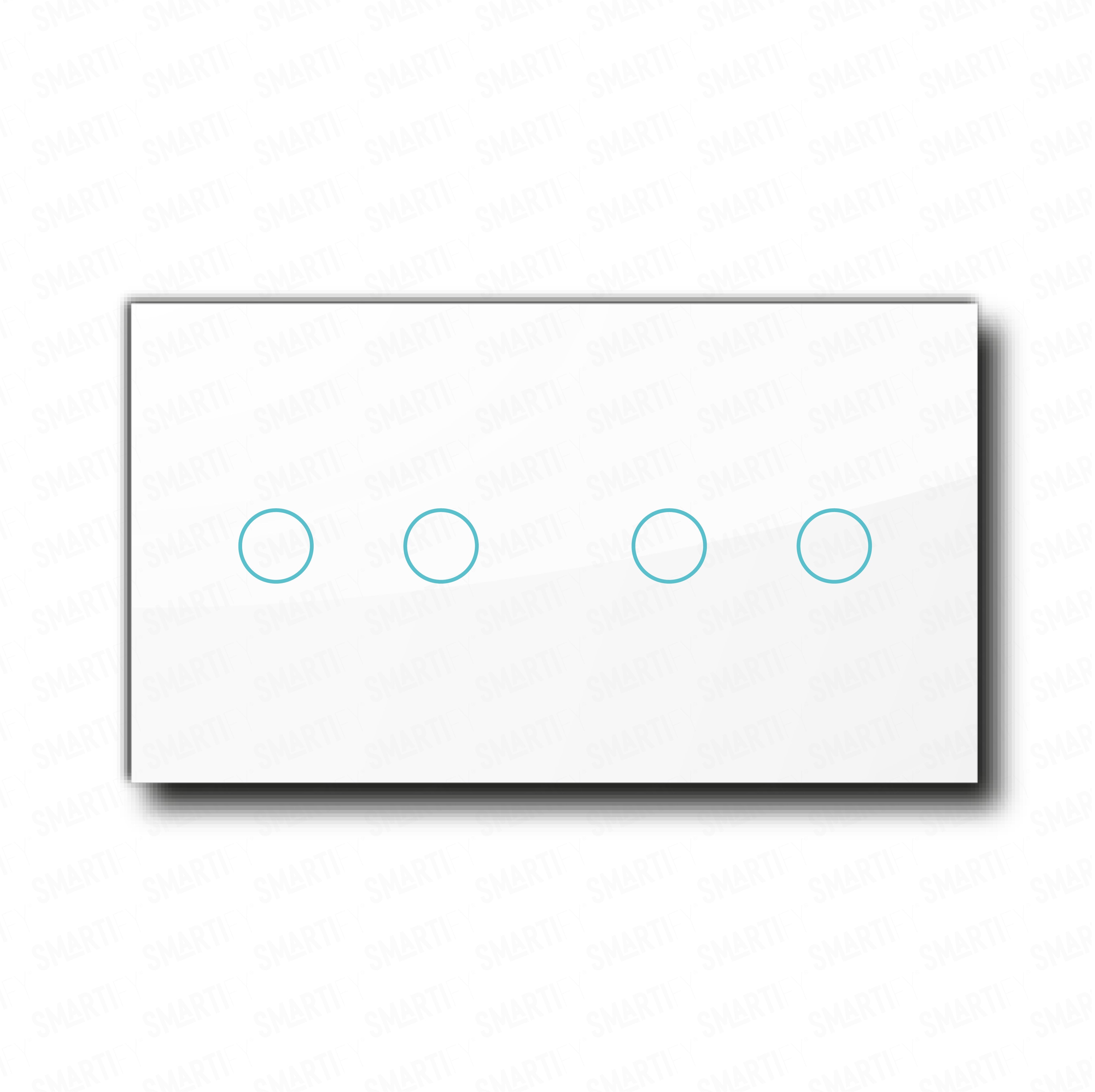 Smartify vPRO Espelho Duplo (2 botões + 2 botões) Branco - SYPE20202BR、mySite、fannypackpong