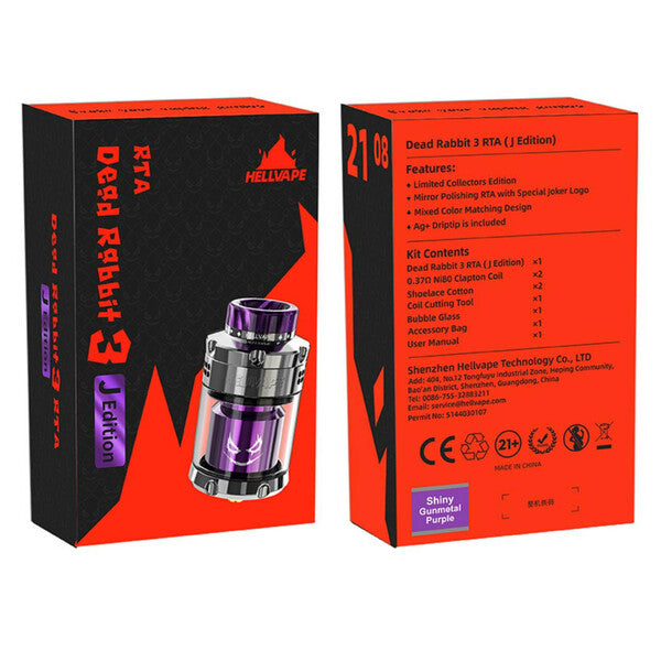 HellVape Dead Rabbit 3 RTA (Joker Edition)、mySite、zt4zffjzw