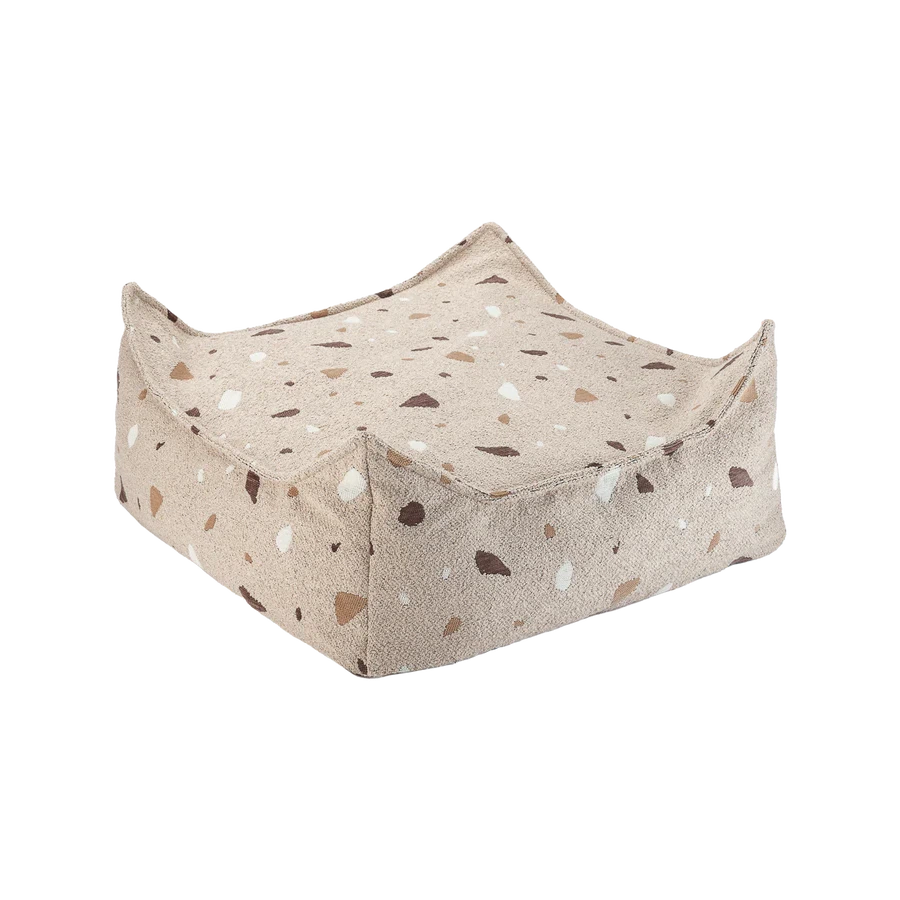 Wigiwama Terrazzo Sand Square Ottoman、mySite、gigharbornorthrealestate