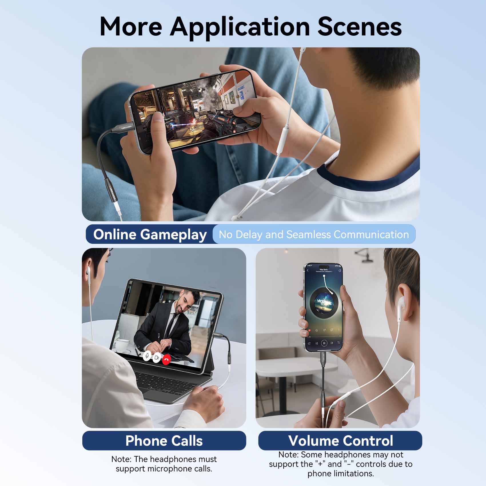 Vention USB-C Male to 3.5mm Female Audio Adapter、mySite、fannypackpong