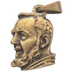 Padre Pio medal - Small - Bronze (1.7cm-0.67)、mySite、topwebapps