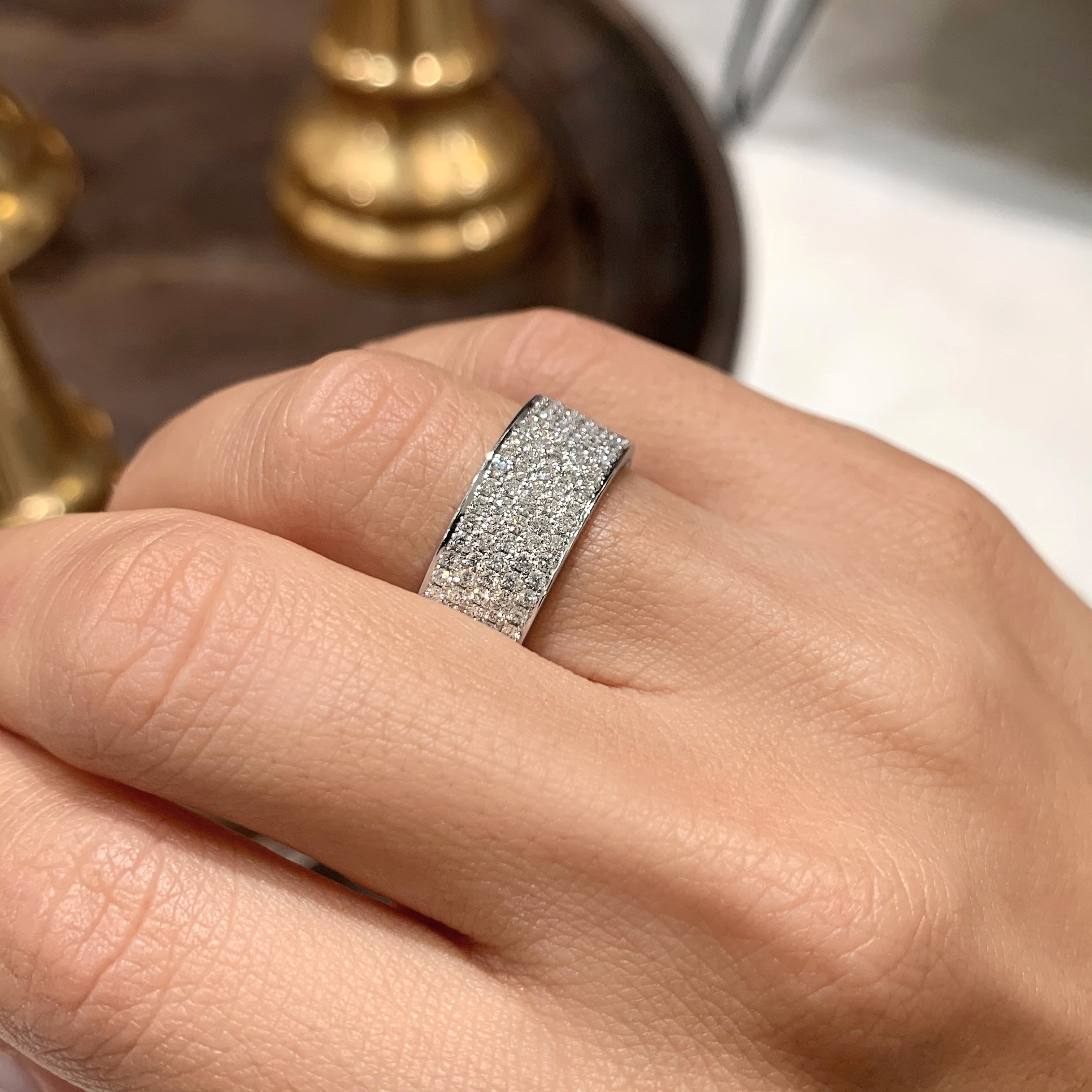 June Lab Grown Diamond Wedding Ring (1 Carat) -18K White Gold、mySite、hinf8tx79