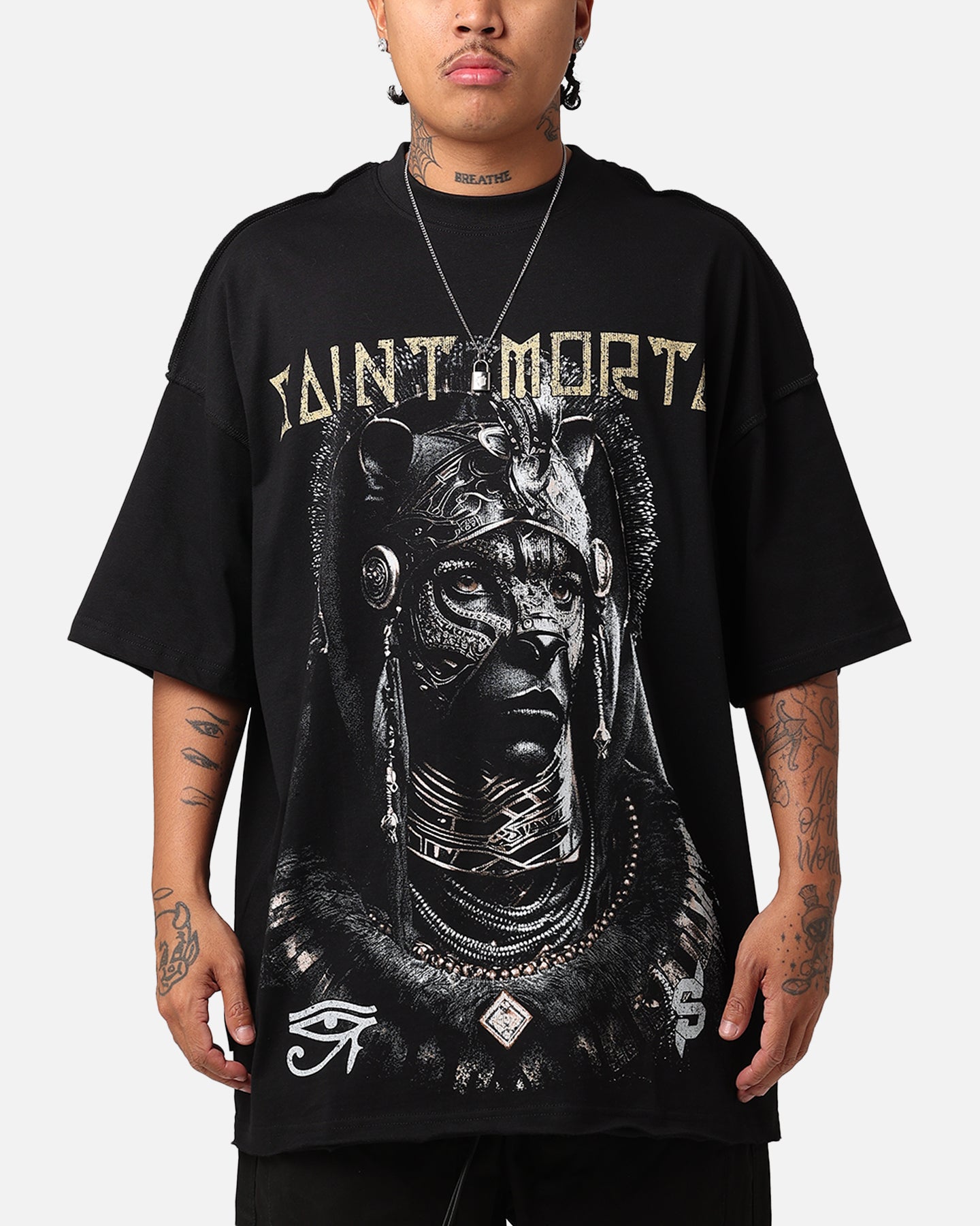 Saint Morta Shadow King T-Shirt Black、mySite、zt4zffjzw