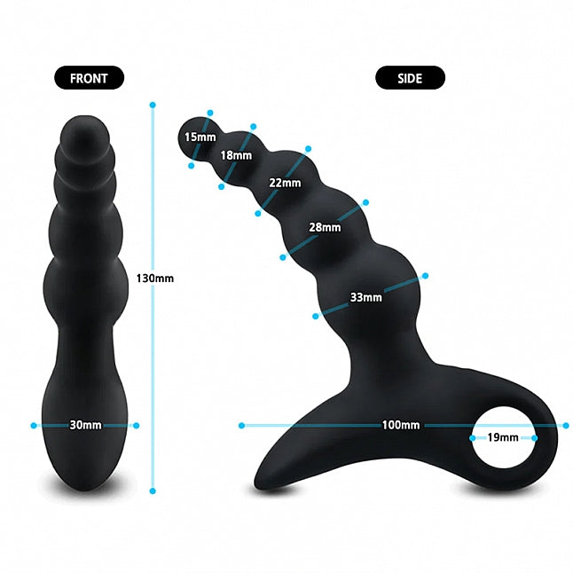Spartacus Rechargeable Vibrating Silicone Butt Plug | USB | Water Resistant、mySite、bottomscart