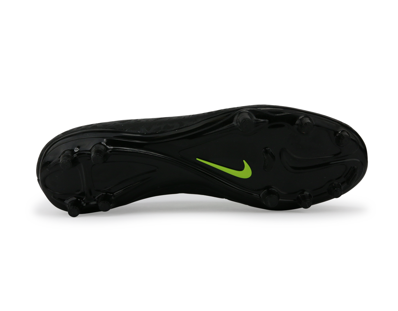 Nike Men's Hypervenom Phelon II FG Black/Black/Volt、mySite、noshort