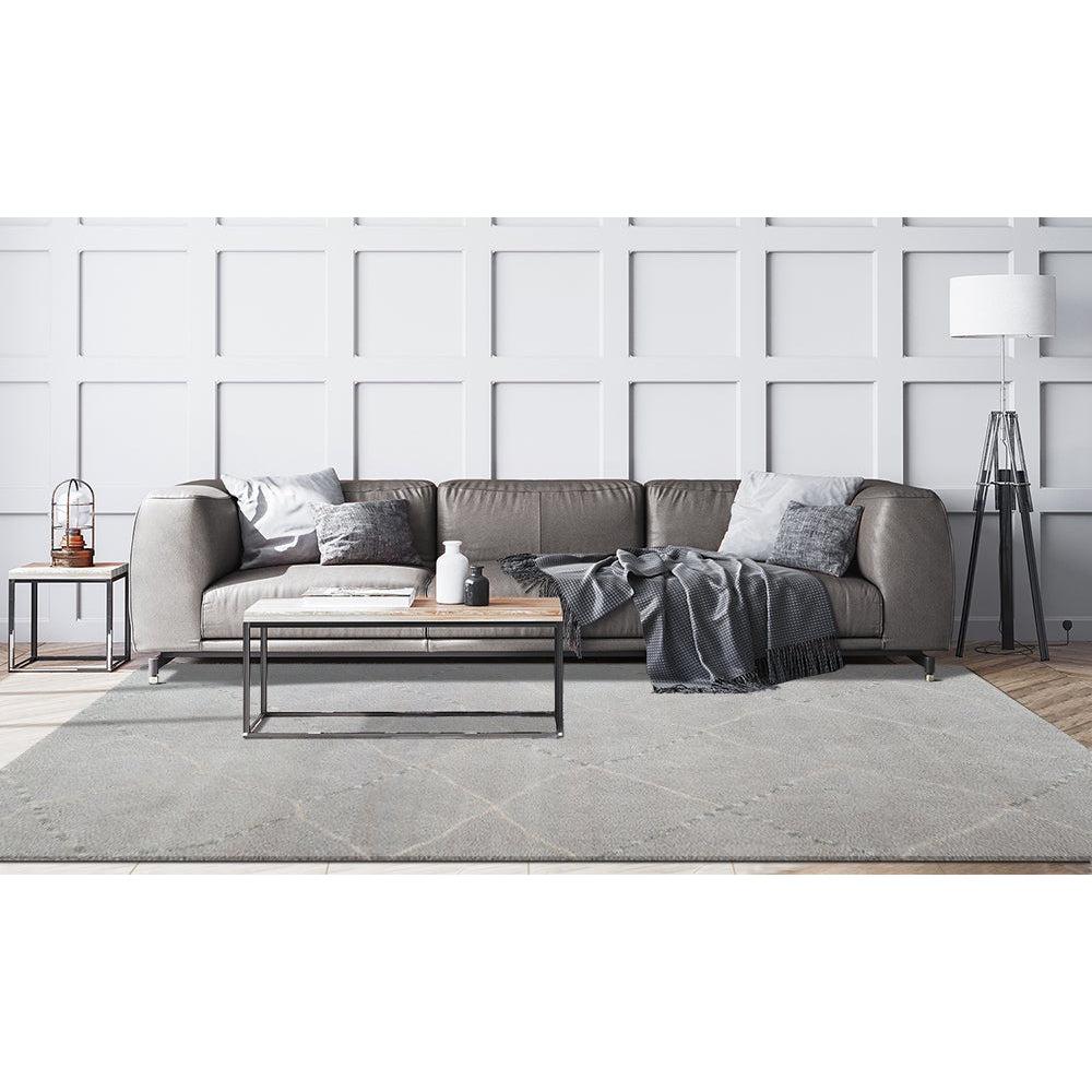 Samuel Gray Wool Handknotted Rug、mySite、gigharbornorthrealestate