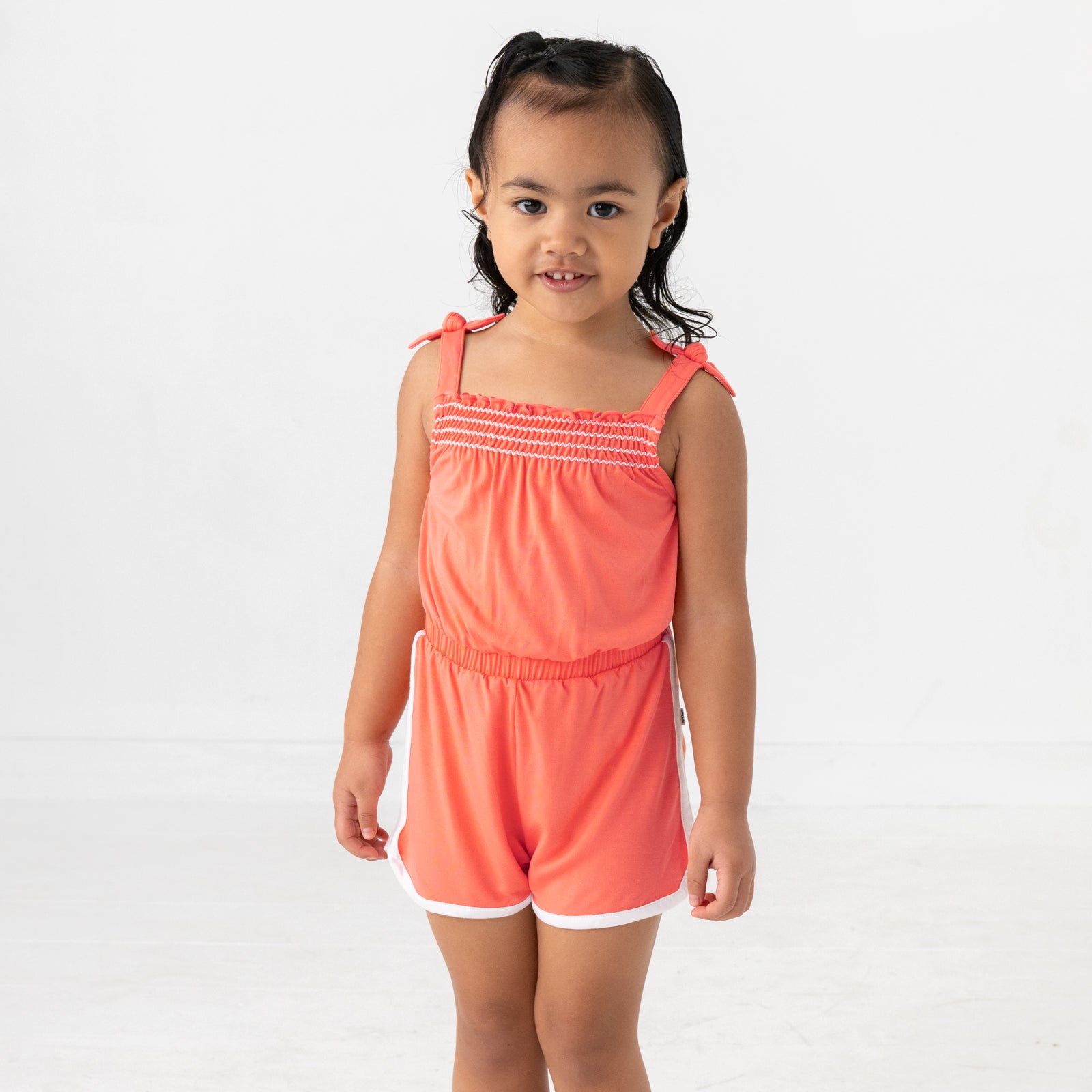  Paradise Peach Smocked Romper、mySite、layawaytickets