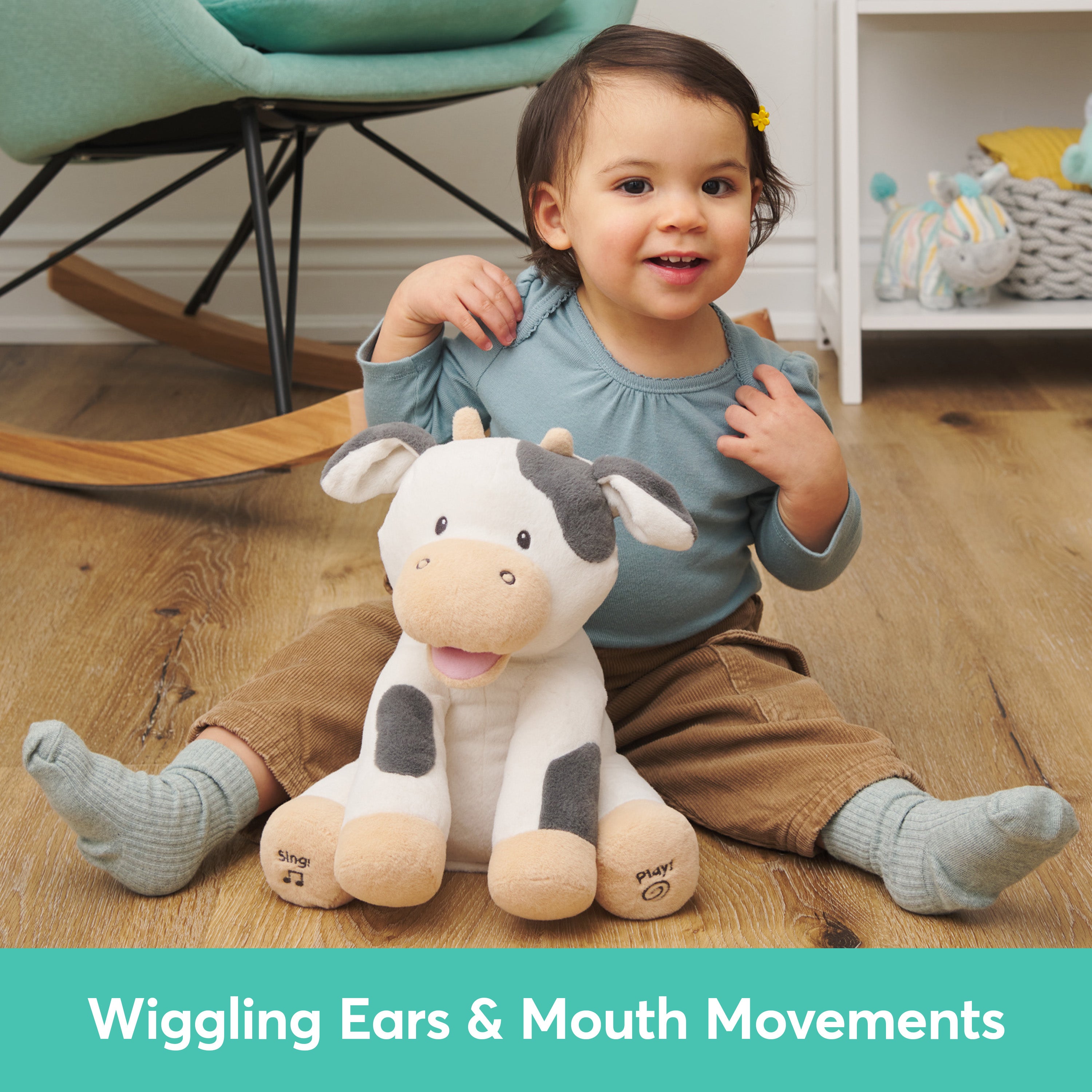 Animated Buttermilk the Cow, 12 in、mySite、pszhyizbm