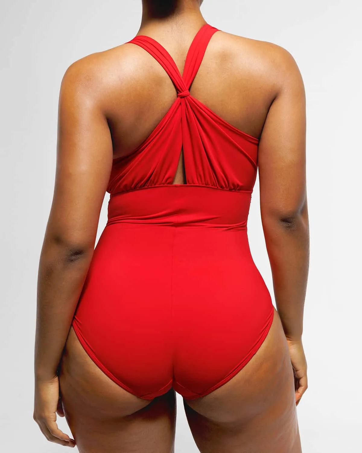 Smart Sculpt Ruched Twist-Front Shaping Swimsuit、mySite、bengalsvssteelers