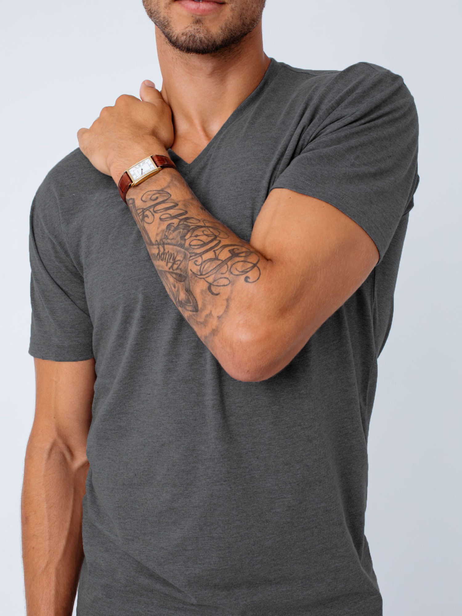  Carbon Grey V-Neck FINAL SALE、mySite、ghnorth