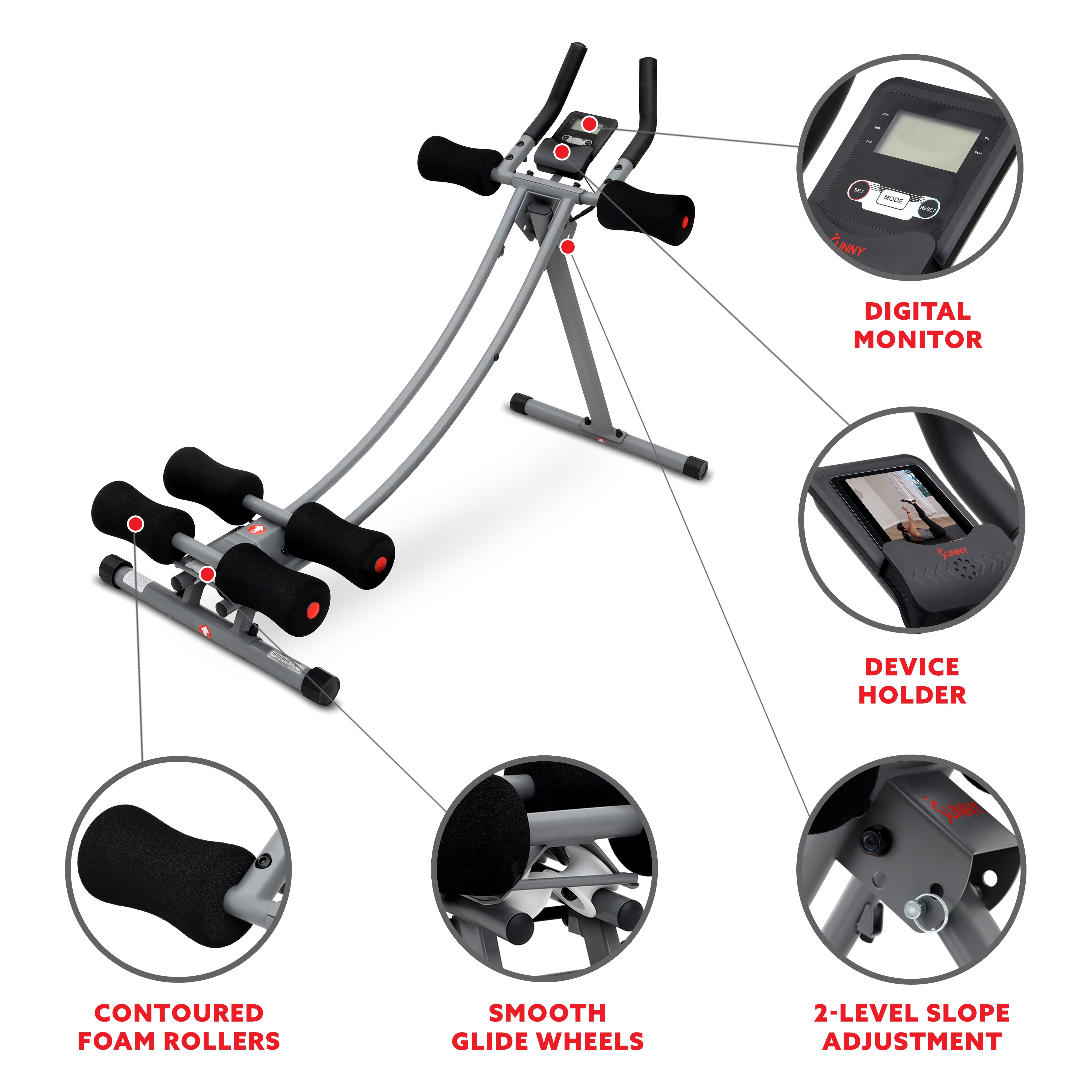  Core Glider Ab Trainer Machine、mySite、ghnorth
