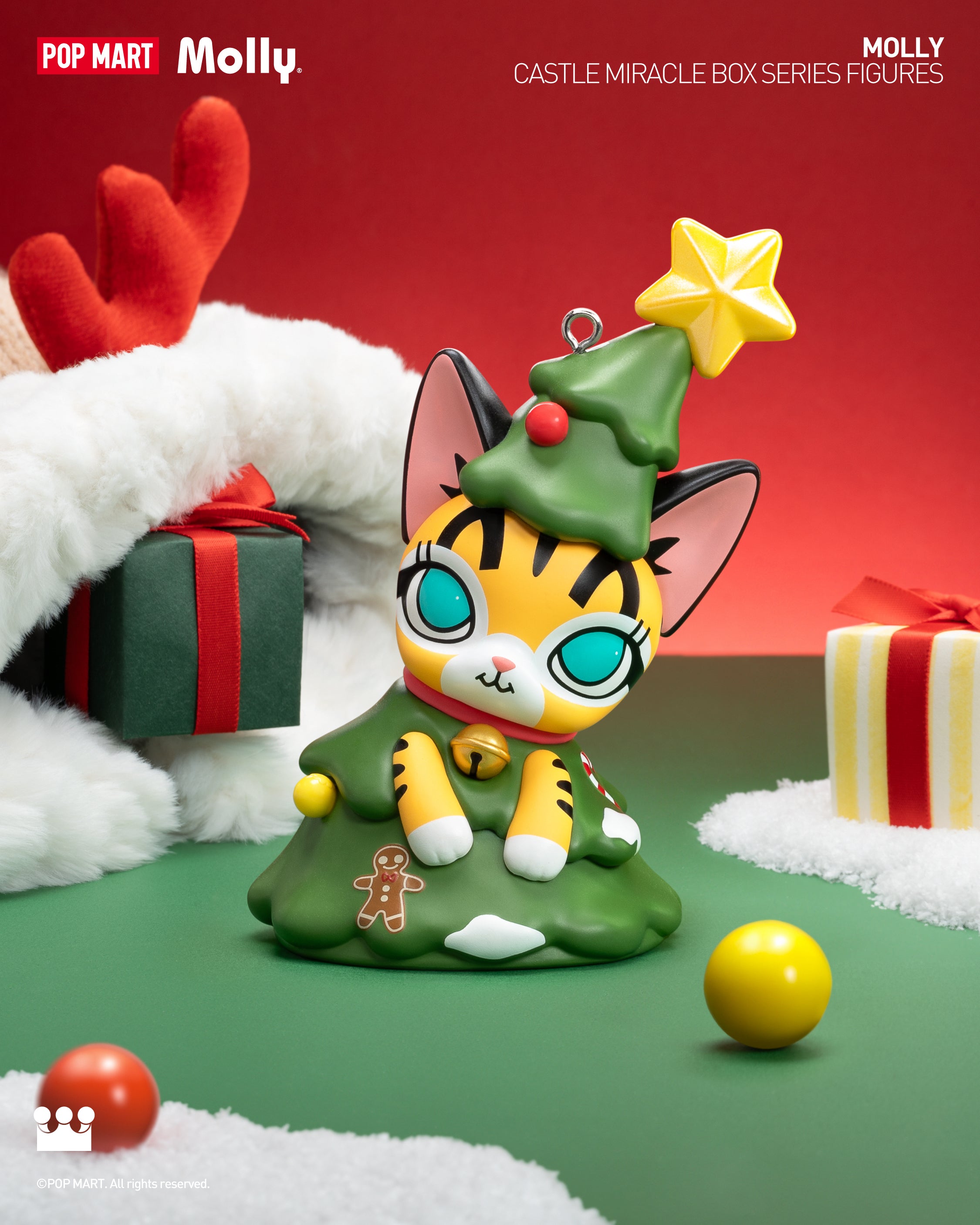  POP MART MOLLY Castle Miracle Box Series Figures、mySite、greenlandpopulation