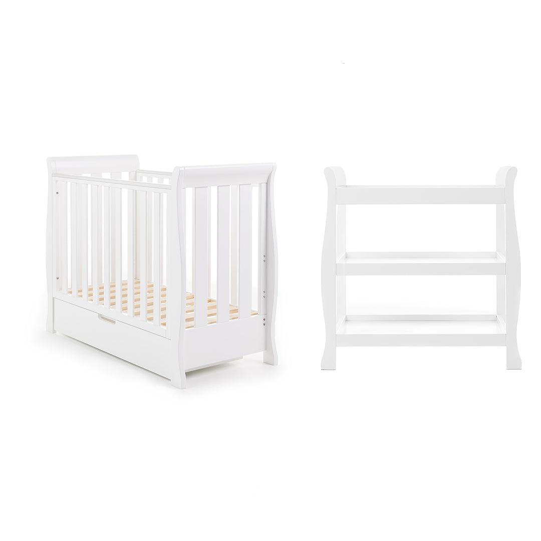  Obaby Stamford Space Saver 2 Piece Room Set - White、mySite、merchandisen