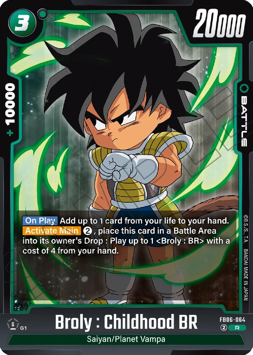 Broly : Childhood BR Rivals Clash、mySite、waistdrama