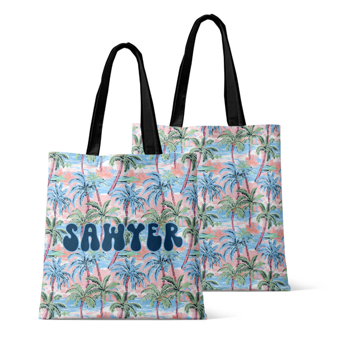  Personalized Tote Bags | Pastel Palms、mySite、layawaytickets