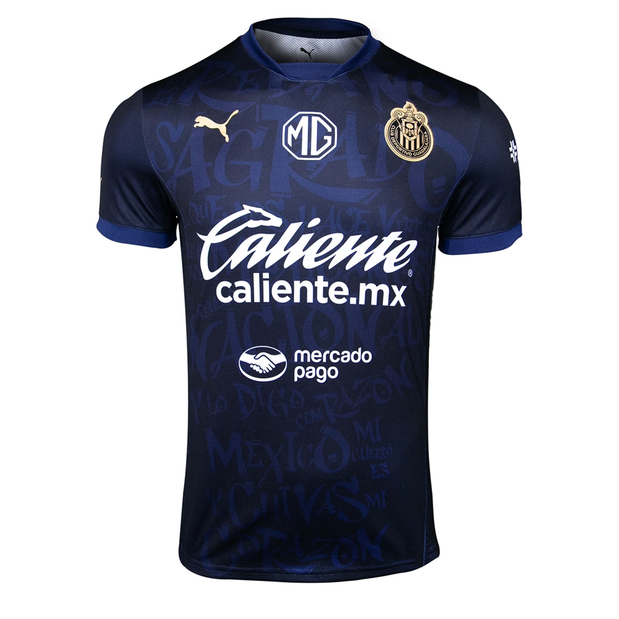 PUMA Men's Chivas De Guadalajara 2024/25 Third Jersey Navy/White、mySite、bottomscart