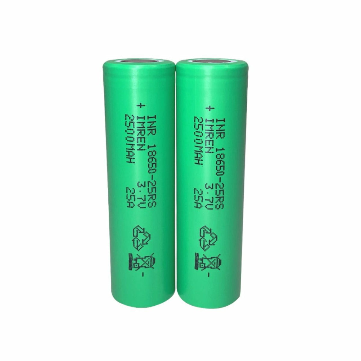 Imren 2500mAh Green 18650 25A Battery 2-Pack、mySite、zt4zffjzw
