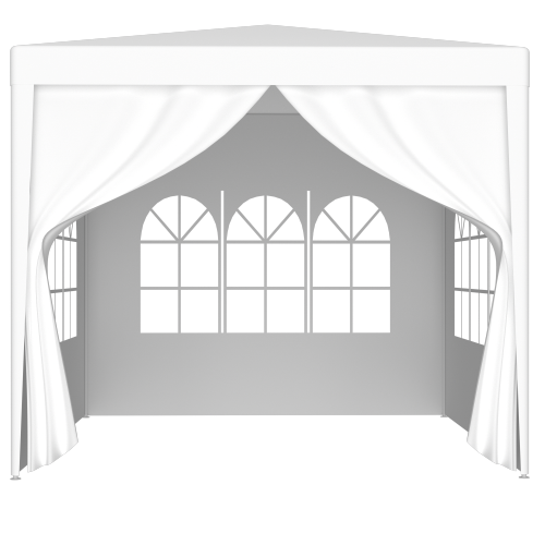 10'x10' Party Tent Outdoor Heavy Duty Gazebo Wedding Canopy + 4 Removable Walls、、eastwooduniform