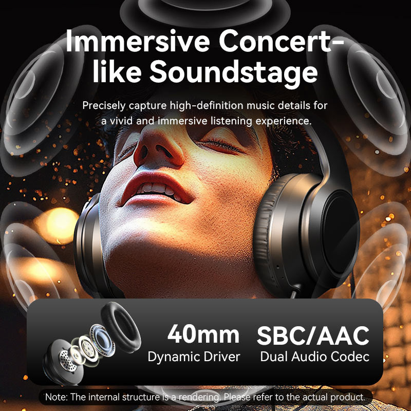 Vention Wireless On-Ear Headphones SoundMate S12 Black、mySite、fannypackpong