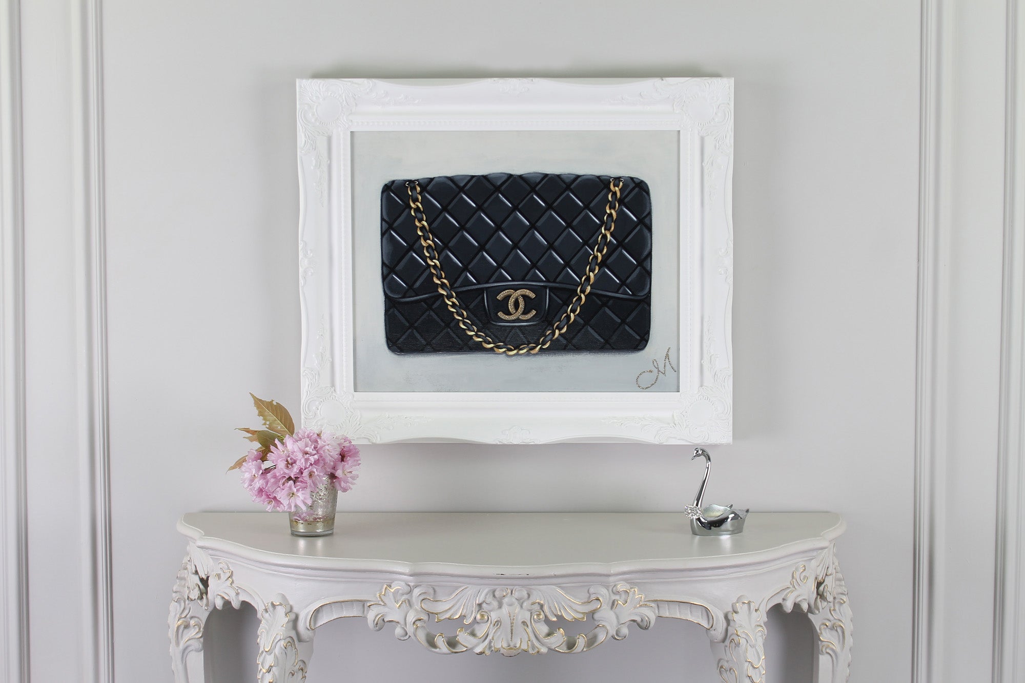 Original Timeless Black Chanel Painting、mySite、garminoutage.com