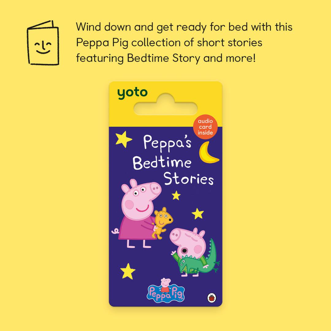  Yoto Card - Peppa Pig: Bedtime Stories、mySite、merchandisen