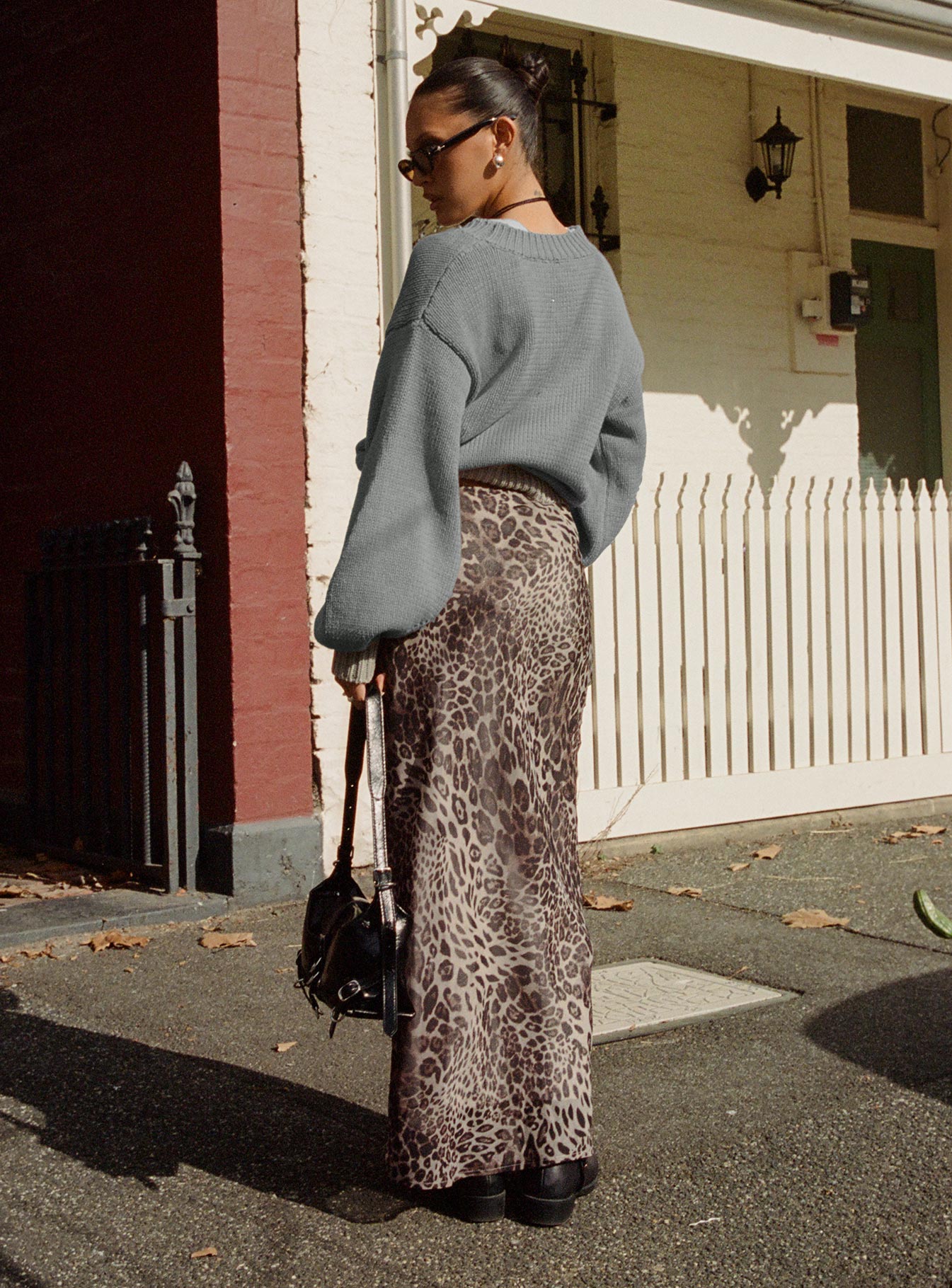 Manda Maxi Skirt Leopard、mySite、solidvoid