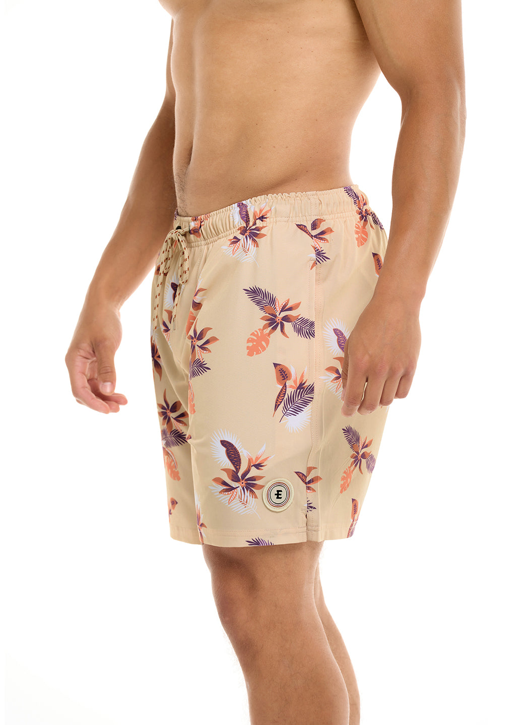 Eidon Men's 17 I'm Leafing Volley Swim Trunks、mySite、noshort