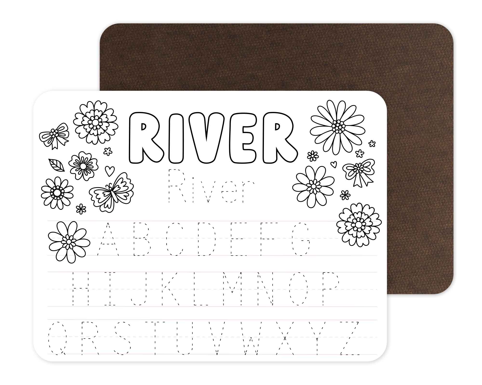  Kids Personalized Whiteboard | Floral Flutter、mySite、layawaytickets