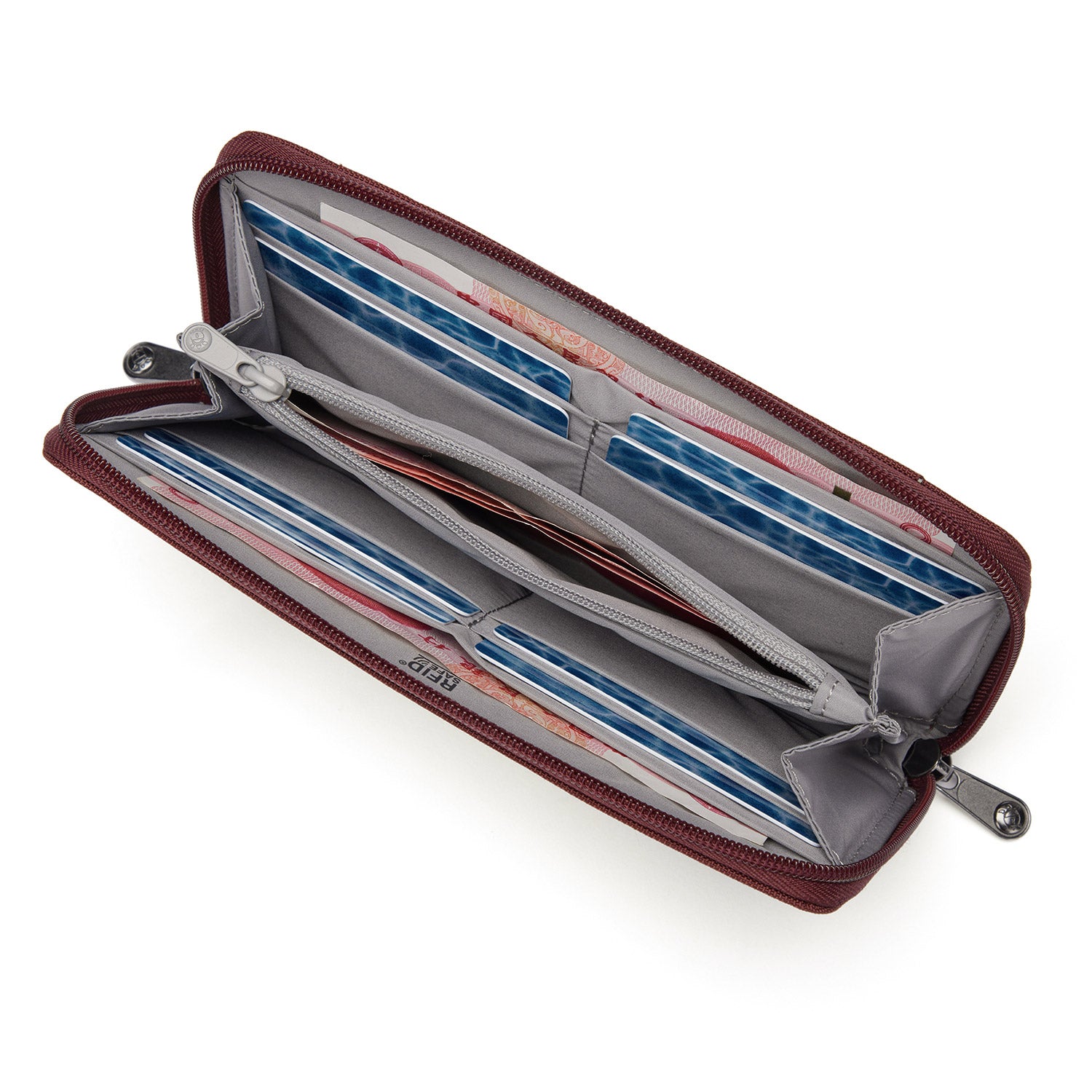 Pacsafe® RFIDsafe™ RFID blocking continental wallet、mySite、garagedoors4me