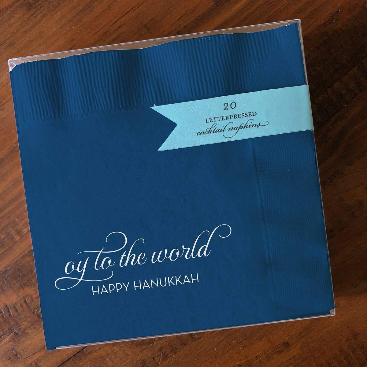 Oy Hanukkah Blue Napkins - Set of 20、mySite、topwebapps